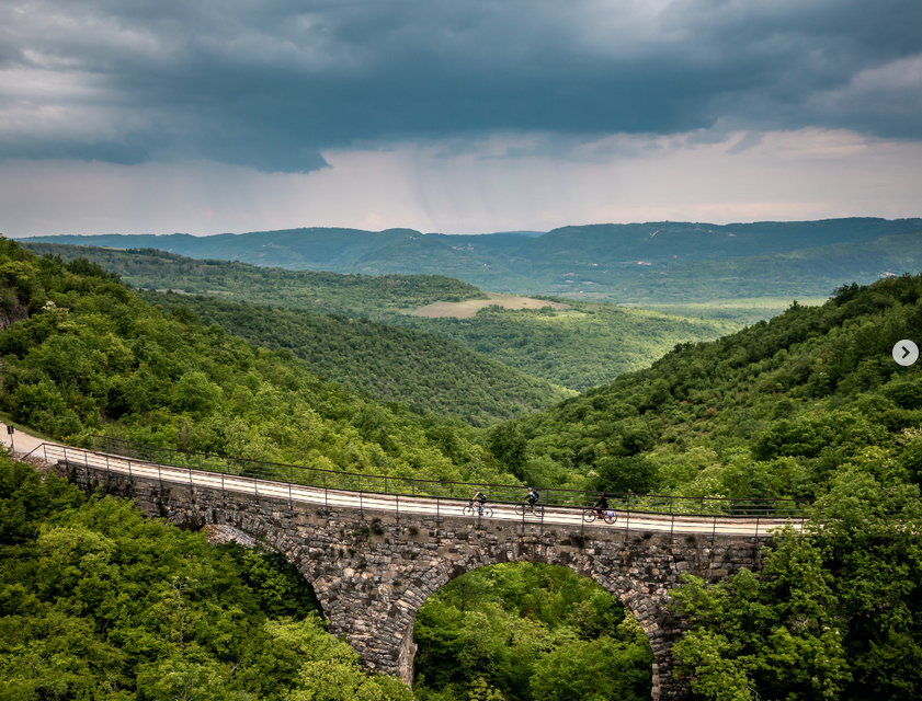 Central Istria cyclists